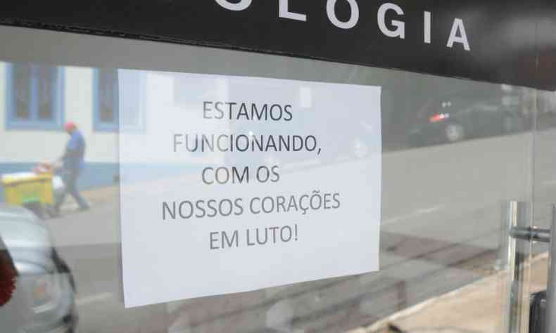 Poucas lojas abriram as portas nesta segunda-feira(foto: Tlio Santos/EM/D.A.Press)