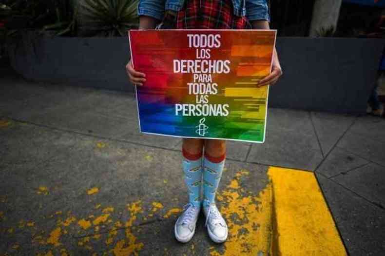 (foto: Orgulho LGBT em Caracas, Venezuela / Federico PARRA / AFP)