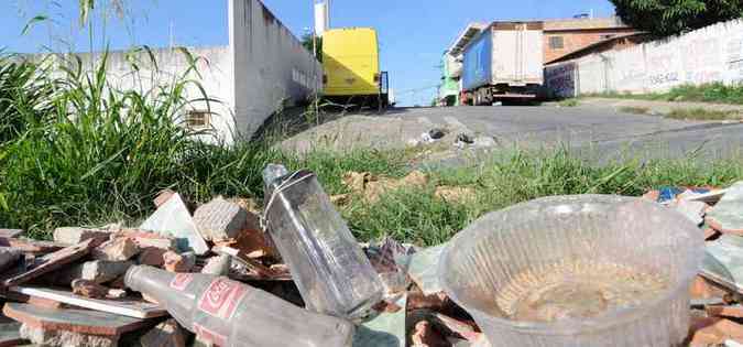 Conter o descarte de lixo em locais inadequados  apenas um dos desafios para a cidade da Grande BH(foto: Gladyston Rodrigues/EM/D.A Press)