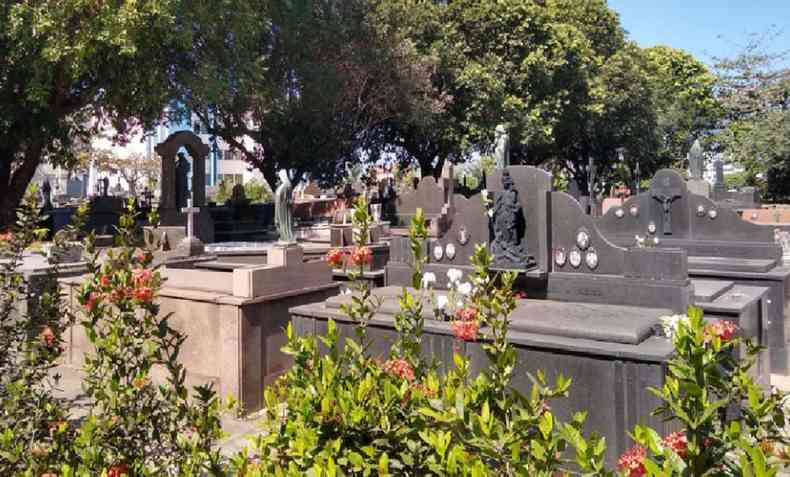 Vista de cemitrio