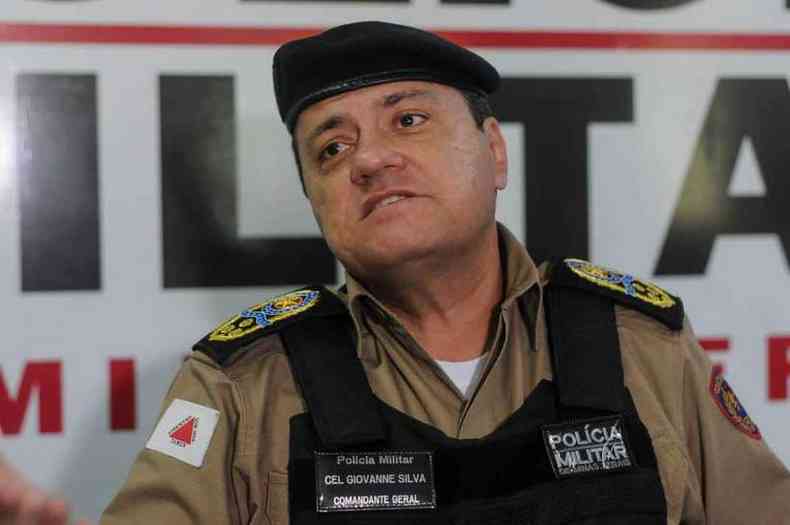 (foto: Comandante-geral da Polcia Militar, Giovanne Gomes da Silva, foi alvo do atentado em outubro de 2017)