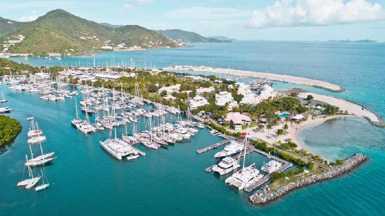 A port in the British Virgin Islands