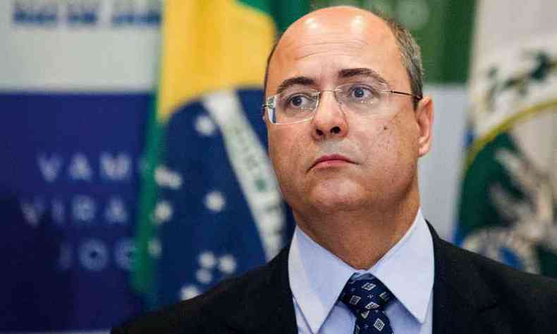 Wilson Witzel (PSC)  alvo de denncia por esquema de desvios de verbas na Sade do Rio em seu governo(foto: Mauro Pimentel/AFP)