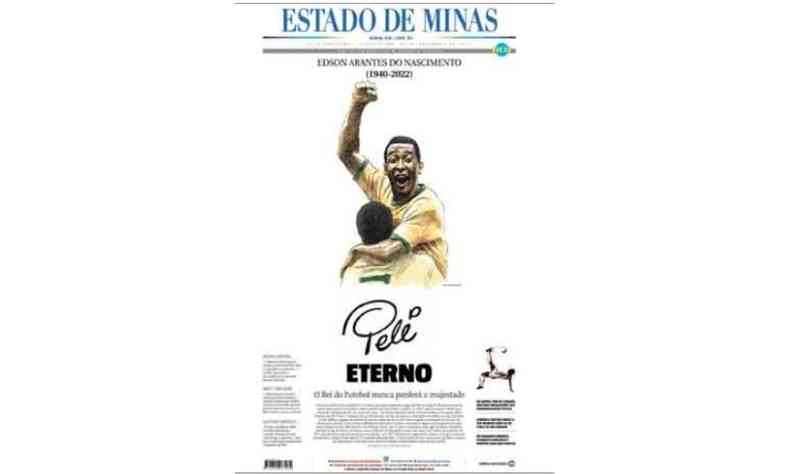 Capa do Jornal Estado de Minas 