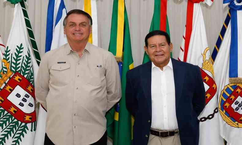 Jair Bolsonaro e Hamilton Mouro