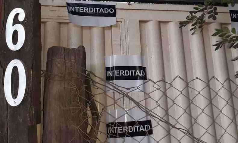 Prefeitura de Santa Luzia interditou o asilo aps o caso vir  tona, em 25 de julho(foto: Divulgao/Polcia Civil)