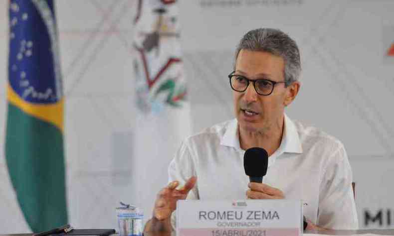Romeu Zema anunciou data da escala de pagamento dos servidores pblicos de Minas Gerais(foto: Gladyston Rodrigues/EM/DA Press)