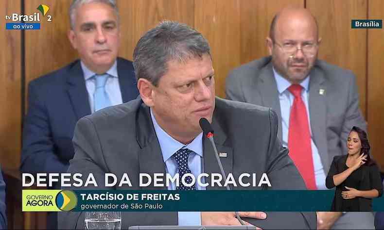 Tarcsio de Freitas em reunio com Lula