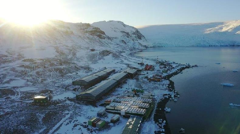 Esta��o brasileira fica na Ilha Rei George(foto: Marinha do Brasil)