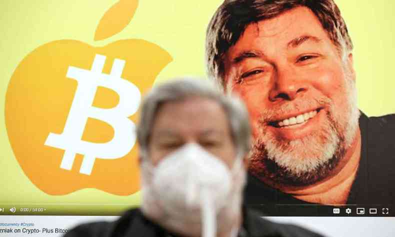 O co-fundador da Apple Steve Wozniak, durante conferncia em Burlingame, California