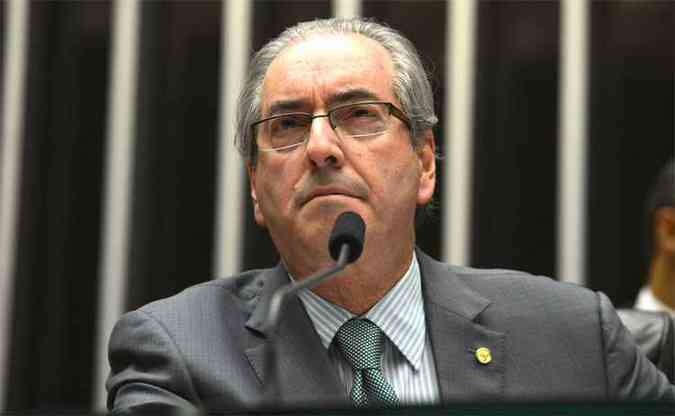 Eduardo Cunha  alvo de processo no Conselho de tica que pode levar  cassao do mandato de deputado(foto: Valter Campanato/Agncia Brasil )