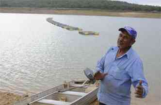 O piscicultor Geraldo Magela Ribeiro Leite deixou a pesca artesanal para multiplicar ganhos no criatrio 