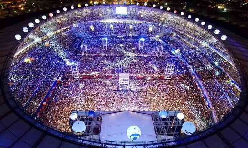 Festival reuniu quase 70 mil pessoas durante os shows no Mineiro(foto: Emil Junior/Mineiro)