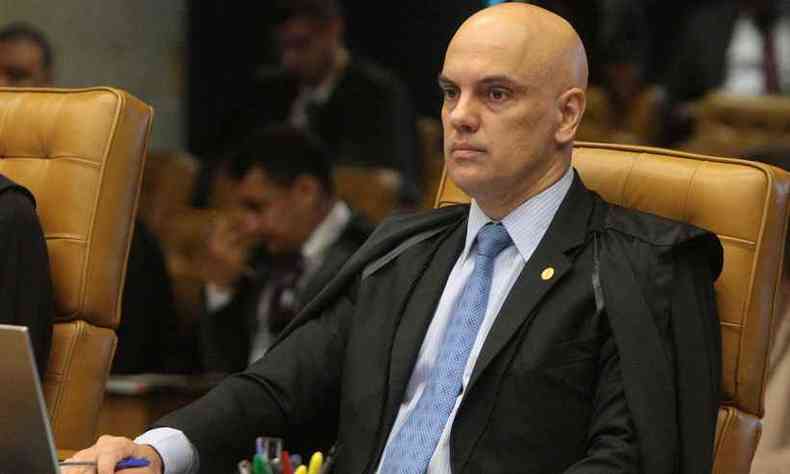 Ministro do STF, Alexandre de Moraes defendeu a democracia e a lisura das eleies brasileiras(foto: Carlos Moura/SCO/STF)