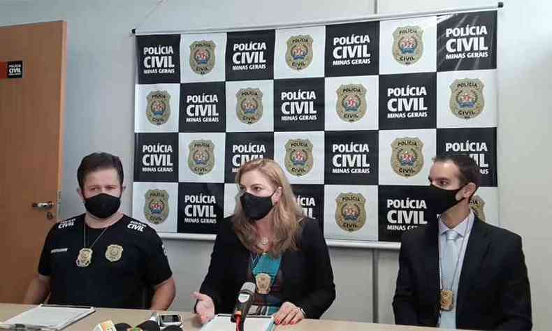 O caso foi apresentado em uma entrevista coletiva nesta sexta-feira(foto: Polcia Civil/Divulgao)