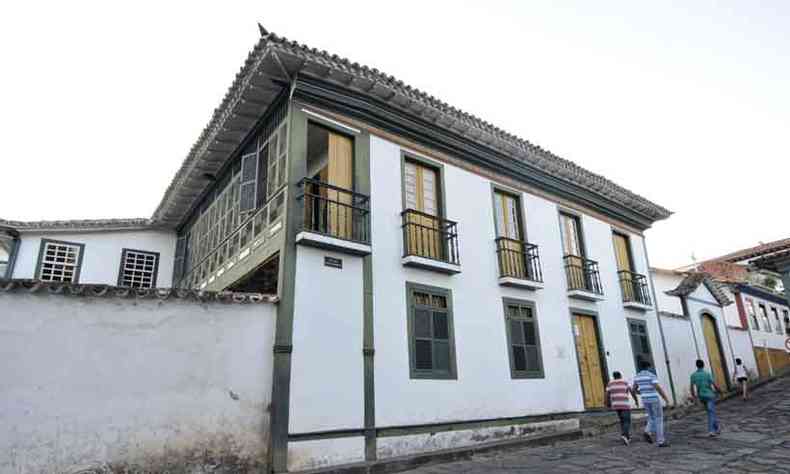 Residncia da escrava Chica da Silva, que viveu no local entre os anos de 1763 e 1771(foto: Juarez Rodrigues/EM/D.A Press)