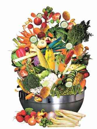 O consumo regular de frutas, legumes e verduras auxilia o trnsito intestinal e  aliado para combater a constipao (foto: Gerhard G.P/ixabay)