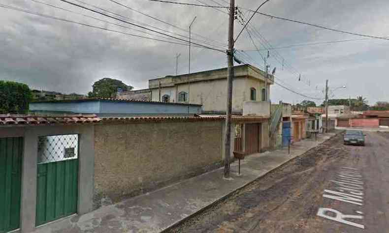 O crime ocorreu no Bairro Botafogo 2, em Ribeiro das neves(foto: Google view street)