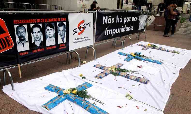 Protesto por Justiça às vítimas da chacina de Unaí