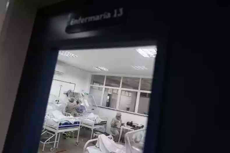 Hospital de campanha em Manaus tem nova ala exclusiva para tratar indgenas infectados(foto: AFP / MICHAEL DANTAS)