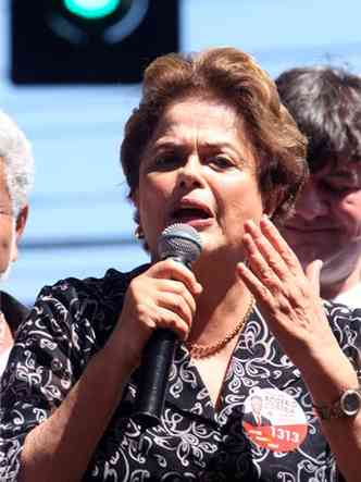 Dilma Rousseff no teve expresso nos combates, mas seu bom amigo, sim(foto: JAIR AMARAL/EM/D.A PRESS)