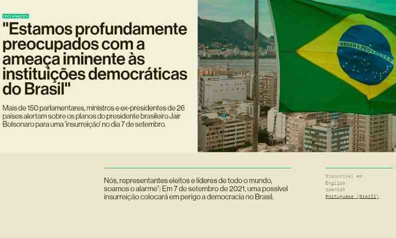 Carta assinada por 26 pases alerta para as manifestaes no Brasil