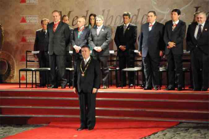 O governador Antonio Anastasia durante a abertura da solenidade (foto: Paulo Filgueiras/EM/D.A Press )