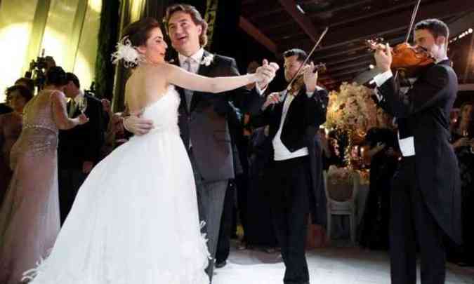 No Brasil, o casamento de Joesley e Ticiana reuniu 1 mil convidados (foto: Reproduo )