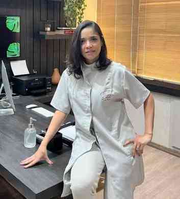 A nutricionista Patrcia Soares Alves Lara