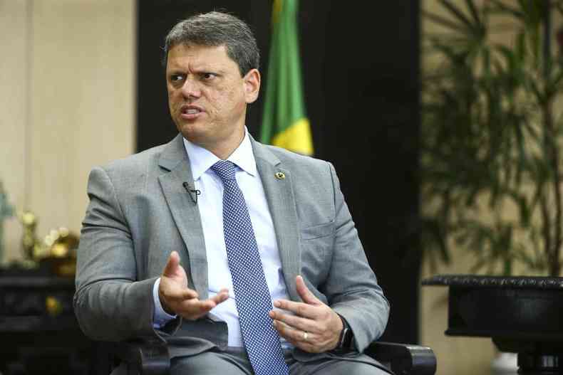 Governador de So Paulo Tarcsio de Freitas