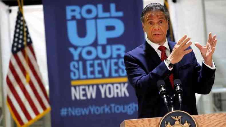 Em Nova York, o prefeito Bill de Blasio disse que houve queda acentuada na demanda(foto: Reuters)