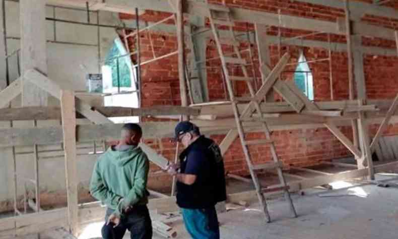 Segundo Ministrio do Trabalho e Emprego, local de construo estava cheio de irregularidades