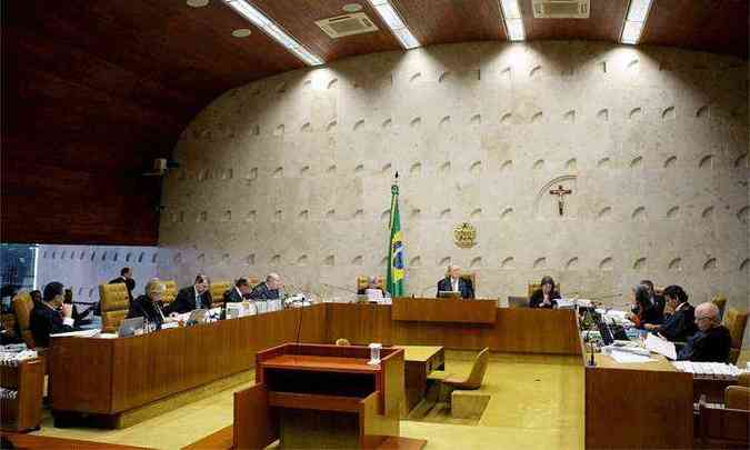 Plenrio do STF. Criminalistas esto preocupados com mudanas na Corte para acatamento de recursos(foto: Fellipe Sampaio/STF/SCO)