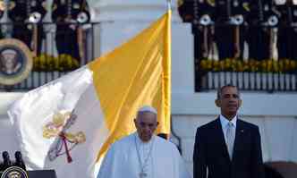 Encontro acontece na Casa Branca(foto: VINCENZO PINTO/AFP)