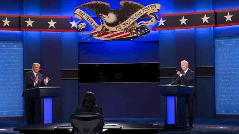 Havia bastante expectativa sobre esse debate por causa do primeiro confronto catico entre os candidatos(foto: EPA)