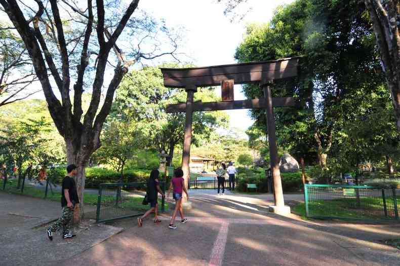 Jardim Japons no Zoolgico de Belo Horizonte(foto: Gladyston Rodrigues/EM/D.A Press)