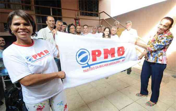 Partidos como o PMB (foto) tentam conseguir o apoio popular para existirem oficialmente(foto: Beto Novaes/EM/D.A Press)