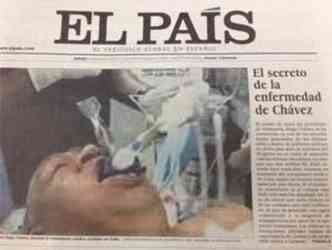 Foto falsa era o grande destaque do jornal, que foi retirado das bancas(foto: Reproduo Internet/ www.zocalo.com.mx)