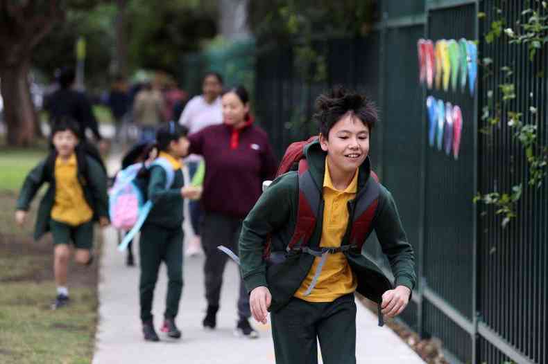 Estudo com escolas australianas sugeriu baixo risco de contgio(foto: Reuters)