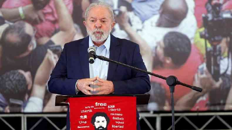 O ex-presidente do Brasil fez um discurso aps deciso de Fachin(foto: EPA)