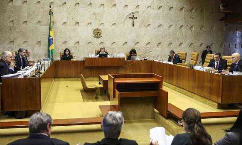 Por 6 x 3, Supremo Tribunal Federal manteve a extino da obrigatoriedade da contribuio sindical (foto: Jos Cruz/Agncia Brasil)