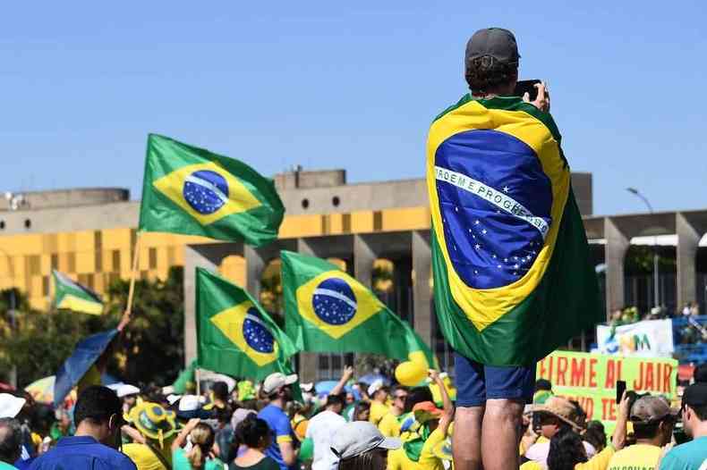 Manifestantes pr-Bolsonaro prometem grandes protestos para o Dia da Independncia