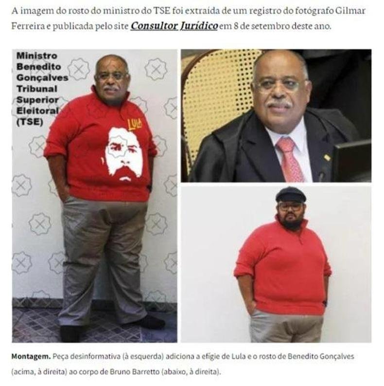 Captura de tela feita em 26 de abril de 2023 de uma verifica��o publicada pelo Aos Fatos
