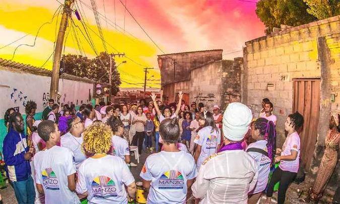 Na Mazon Ngunzo Kaiango, atividades culturais para reforçar laços de ancestralidade(foto: Ricardo Laf/Divulgação) Na Mazon Ngunzo Kaiango, atividades culturais para reforçar laços de ancestralidade(foto: Ricardo Laf/Divulgação)