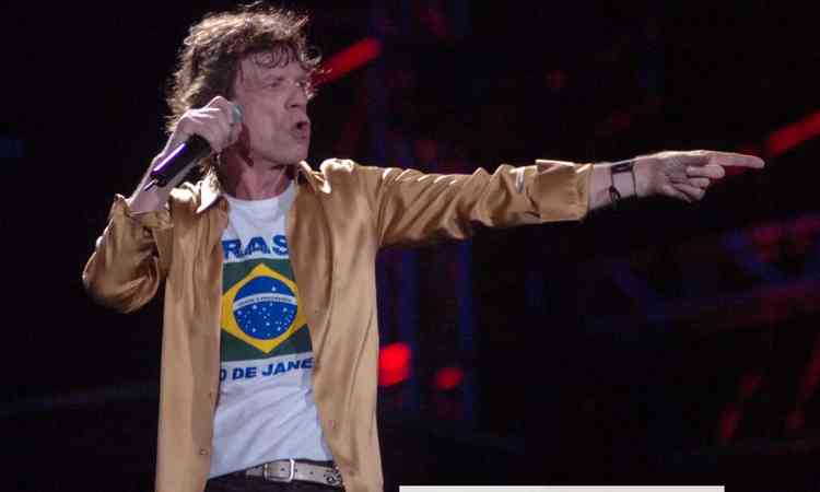 Mick Jagger em mega show em Copacabana