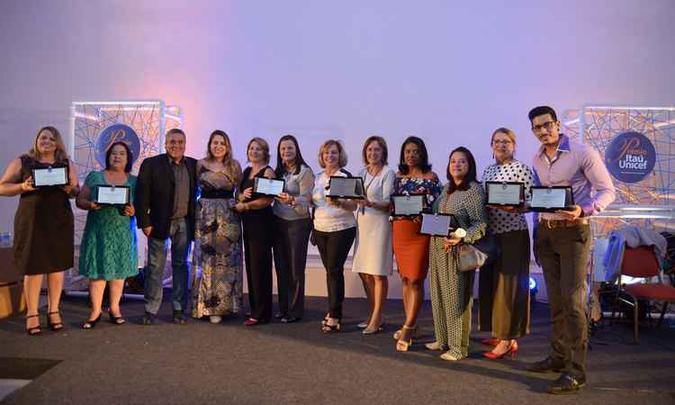 Os vencedores da etapa regional de Minas foram conhecidos na última sexta-feira (foto: Itaú-Unicef/Divulgação ) Os vencedores da etapa regional de Minas foram conhecidos na última sexta-feira (foto: Itaú-Unicef/Divulgação )