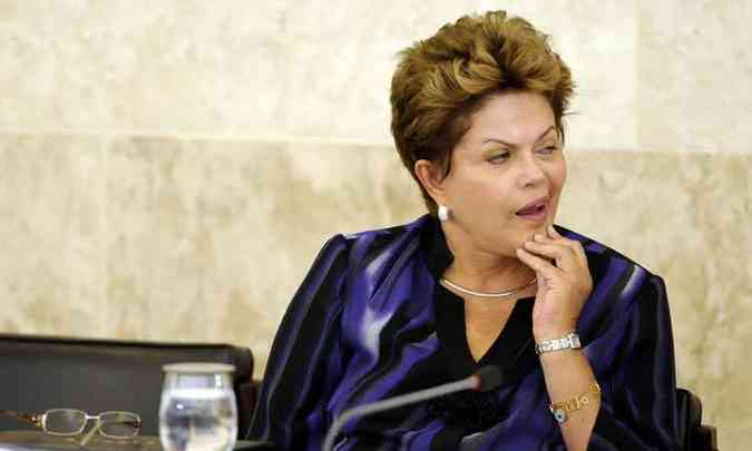 Presidente Dilma cobrou de Graa Foster endosso  posio em relao  divulgao dos dados. Esse fato selou a demisso dos diretores (foto: Iano Andrade/CB/D.A Press 27/2/13)