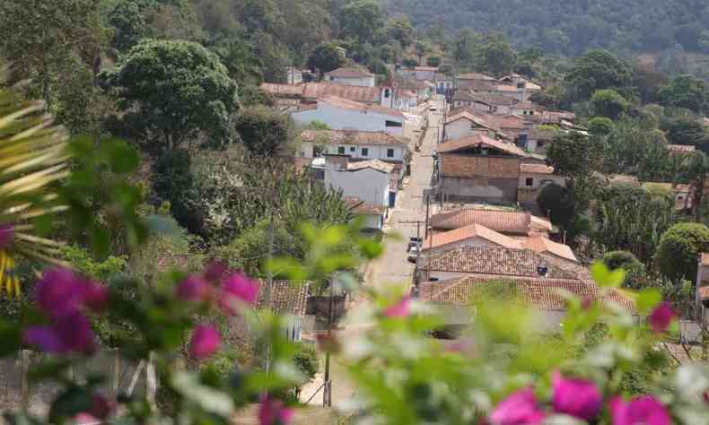 Vista de São Bartolomeu, vila de Ouro Preto