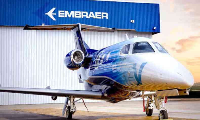 Embraer disse estar tomando medidas para preservar liquidez 'durante esses tempos turbulentos'(foto: Divulgao/Embraer)