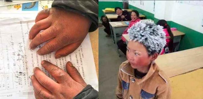 Duas imagens foram tiradas no dia 8 de janeiro e enviadas aos diretores da escola, sendo rapidamente repercutida nas redes sociais com a hashtag #IceBoy(foto: Reprodução) Duas imagens foram tiradas no dia 8 de janeiro e enviadas aos diretores da escola, sendo rapidamente repercutida nas redes sociais com a hashtag #IceBoy(foto: Reprodução)